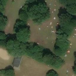 Sand Volleyball Court — aerial view