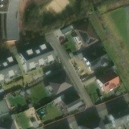 Volleyball Court near Korschenbroich — aerial view