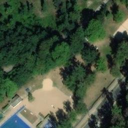 Sand Volleyball Court, Rastenberg — aerial view