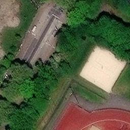 Sand Volleyball Court — aerial view