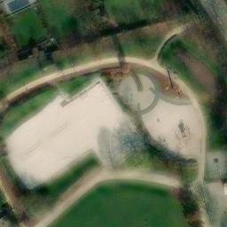 Sand Volleyball Court — aerial view
