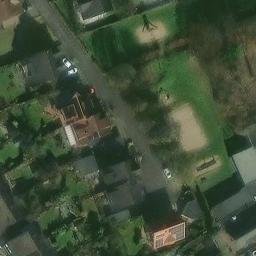 Sand Volleyball Court — aerial view
