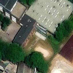 Sand Volleyball Court — aerial view