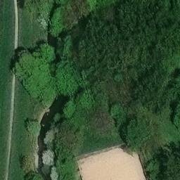 Sand Volleyball Court, Sömmerda — aerial view