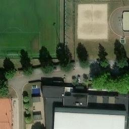 Sand Volleyball Court — aerial view