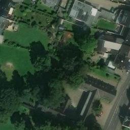 Sand Volleyball Court — aerial view