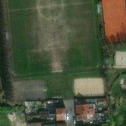 Sand Volleyball Court — aerial view