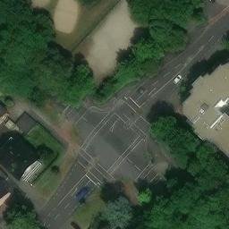 Sand Volleyball Court — aerial view