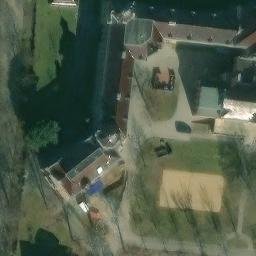 Sand Volleyball Court, Naumburg (Saale) — aerial view