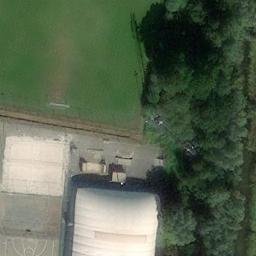 Sand Volleyball Court — aerial view