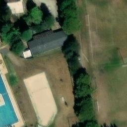 Sand Volleyball Court, Leisnig — aerial view