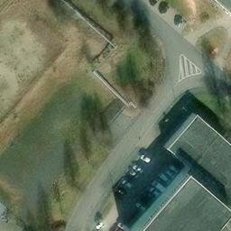 Sand Volleyball Court, Dresden — aerial view