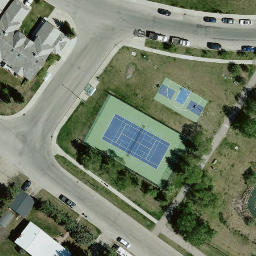 Rocky Ridge Beach Volleyball Court — aerial view