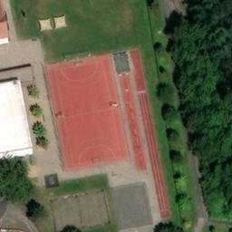 Sand Volleyball Court, Neukieritzsch — aerial view