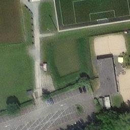 Sand Volleyball Court — aerial view