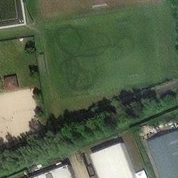 Sand Volleyball Court — aerial view
