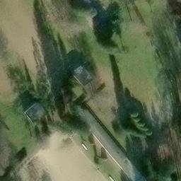 Sand Volleyball Court in Radeberg, Sachsen — aerial view
