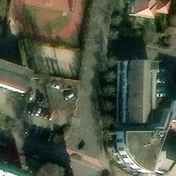 Sand Volleyball Court, Coswig — aerial view