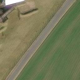 Sand Volleyball Court in Klipphausen, Sachsen — aerial view