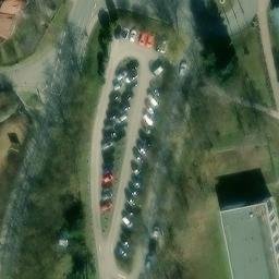 Sand Volleyball Court, Bad Sulza — aerial view