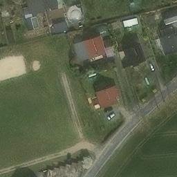 Sand Volleyball Court — aerial view