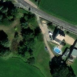 Volleyball Court, Waldheim — aerial view