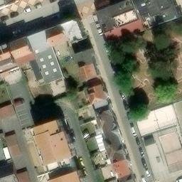 Sand Volleyball Court — aerial view