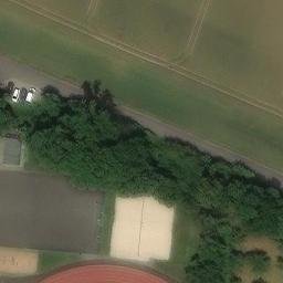 Sand Volleyball Court — aerial view