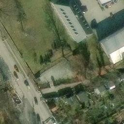 Sand Volleyball Court, Dresden — aerial view