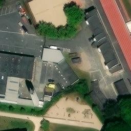 Sand Volleyball Court — aerial view