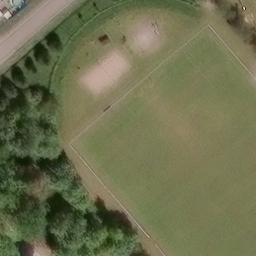 Eckstedt Beach Volleyball Court — aerial view