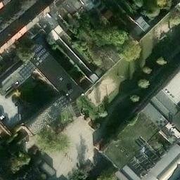 Sand Volleyball Court — aerial view