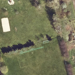 Sand Volleyball Court, Kretzschau — aerial view