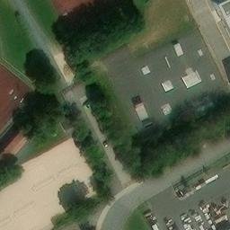 Sand Volleyball Court, Frankenberg (Eder) — aerial view