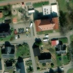 Volleyball Court near Sohland an der Spree — aerial view