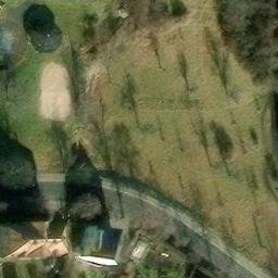 Sand Volleyball Court — aerial view