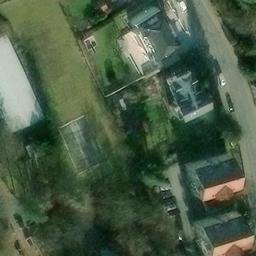 Sand Volleyball Court — aerial view