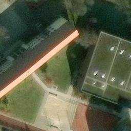 Sand Volleyball Court — aerial view
