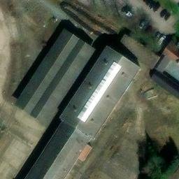 Sand Volleyball Court — aerial view