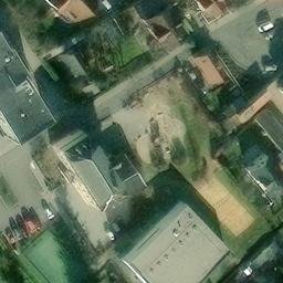 Sand Volleyball Court — aerial view