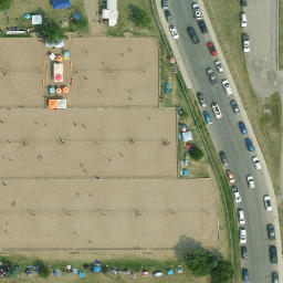 Dover Beach Volleyball Court — aerial view