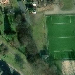Sand Volleyball Court — aerial view