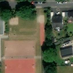 Volleyball Court near Leverkusen — aerial view