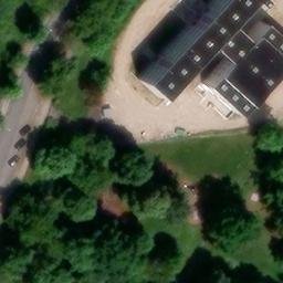 Volleyball Court, Erfurt — aerial view
