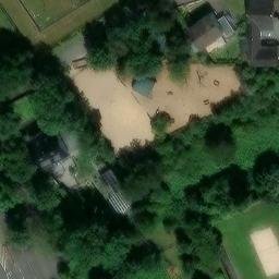 Sand Volleyball Court — aerial view