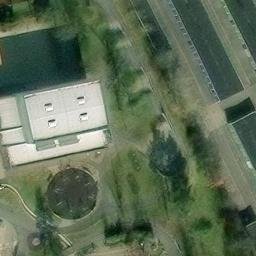 Sand Volleyball Court — aerial view