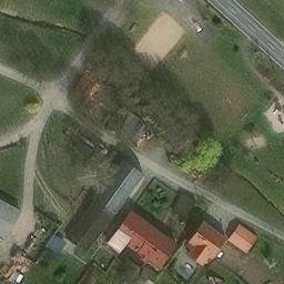Sand Volleyball Court — aerial view