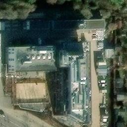 Sand Volleyball Court — aerial view