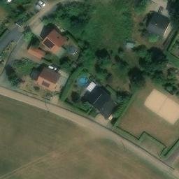 Sand Volleyball Court — aerial view