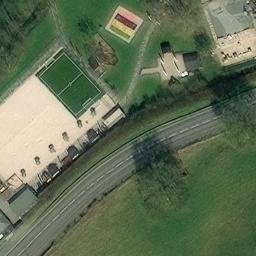 Sand Volleyball Court — aerial view